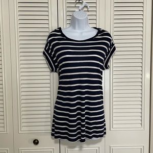 Old navy striped short sleeve top size large